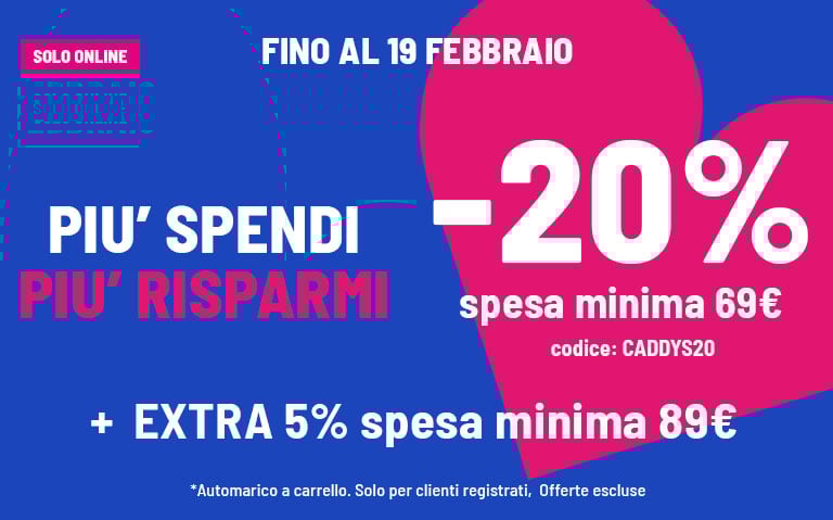 20% spesa minima 69&euro;